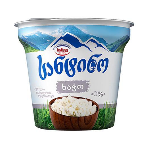 ხაჭო 0% 180გრ სანტე