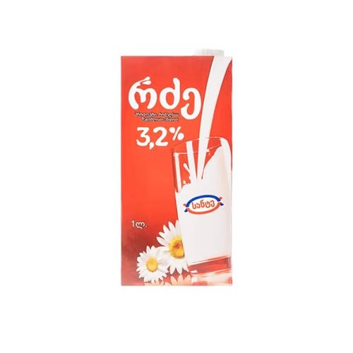 რძე ულტრა 3.2% 1ლ სანტე
