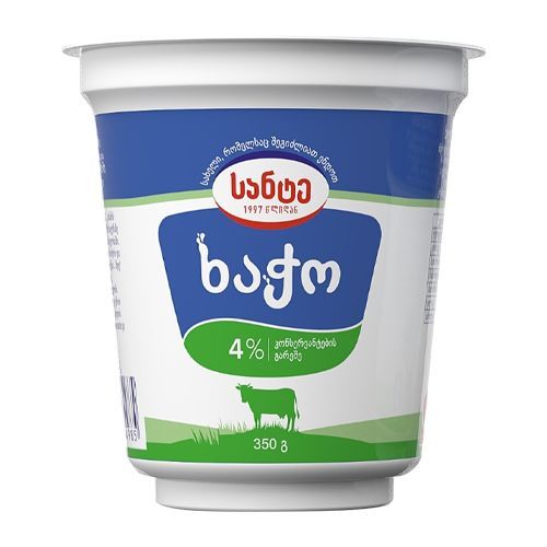 ხაჭო 4% 350გრ სანტე