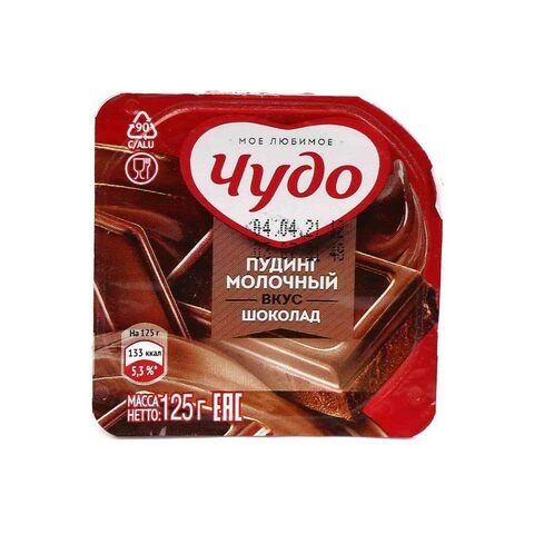 პუდინგი 3% შოკ 125გრ ჩუდო