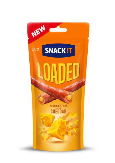 SNACK IT LOADED ჩედარი კაბანოსი სოსისები, 120გრ