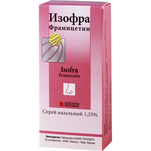 იზოფრა სპრეი ცხვირის 1.25% 15მლ ფლაკონი #1