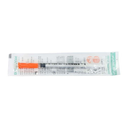 შპრიცი ინსულინ 1მლ U-100 29G (0.33X13მმ) არაფიქს. თავით #1