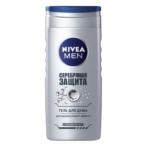 ნივეა - მამაკაცის შხაპის გელი Silver Protect 250მლ