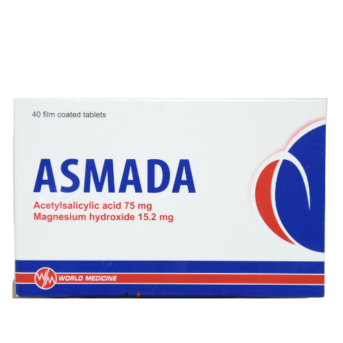 ასმადა ტაბლეტი 75მგ+15.2მგ #40