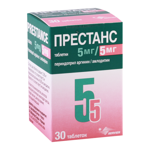 პრესტანსი ტაბლეტი 5მგ+5მგ #30