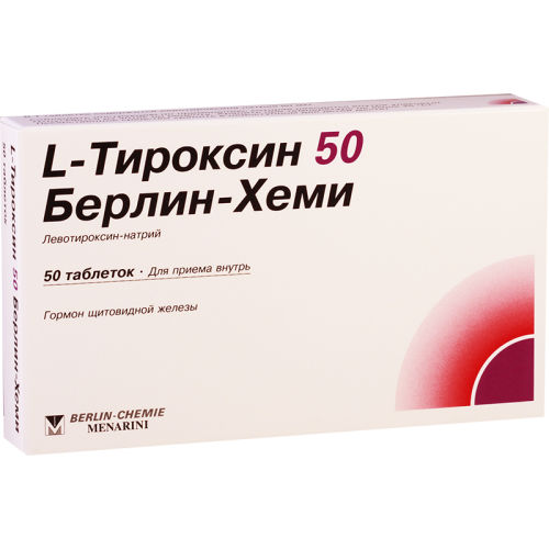 ლ-თიროქსინი ბერლინ-ჰემი ტაბლეტი 50მკგ #50
