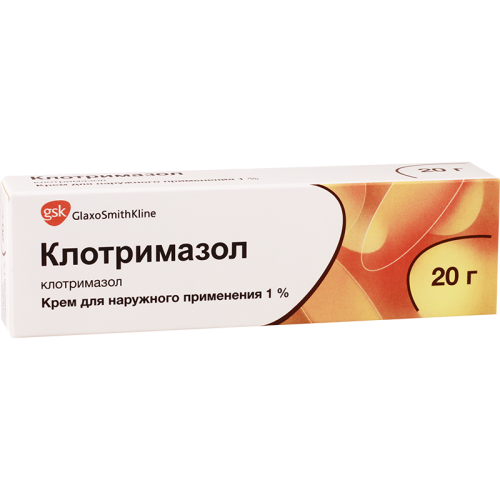 კლოტრიმაზოლი კრემი 1% 20გრ ტუბი #1