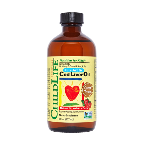 ჩაილდლაიფი - ომეგა-3 Cod Liver Oil ხსნარი ორალური 237მლ ფლაკონი #1