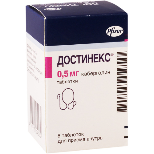 დოსტინექსი ტაბლეტი 0.5მგ #8