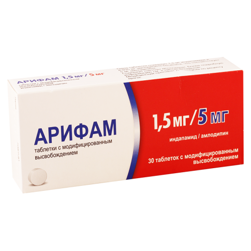 არიფამი ტაბლეტი 1.5მგ+5მგ #30