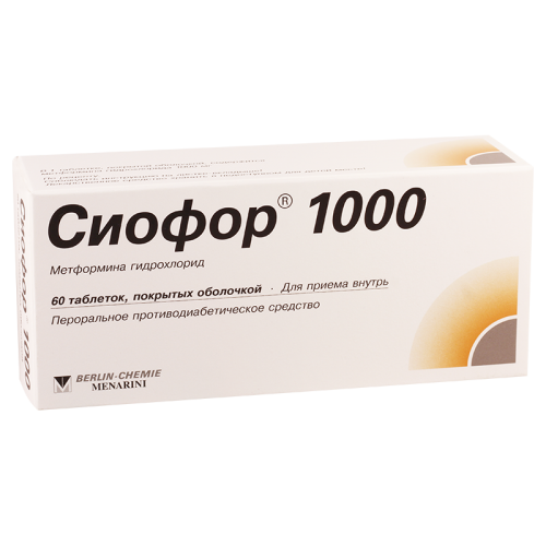 სიოფორი ტაბლეტი 1000მგ #60
