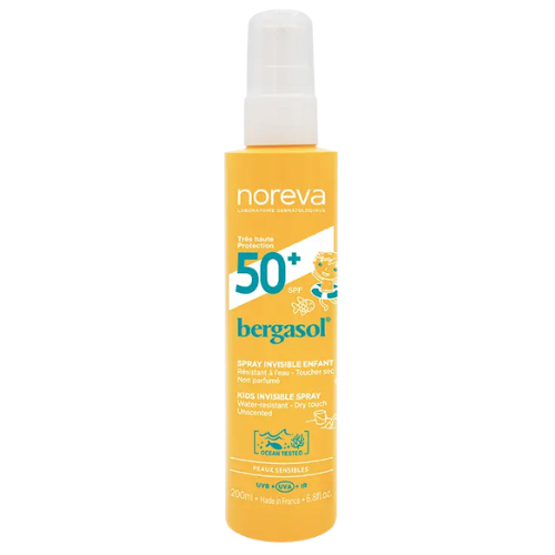 ნორევა - Bergasol მზისგან დამცავი სპრეი საბავშვო SPF50 200მლ