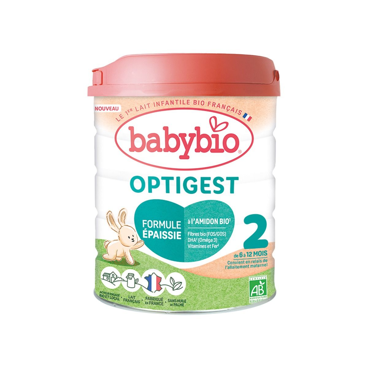 რძის ნაზავი Optigest 2 6-12 თვე 800 გ 0128 ბეიბი ბიო - Baby Bio