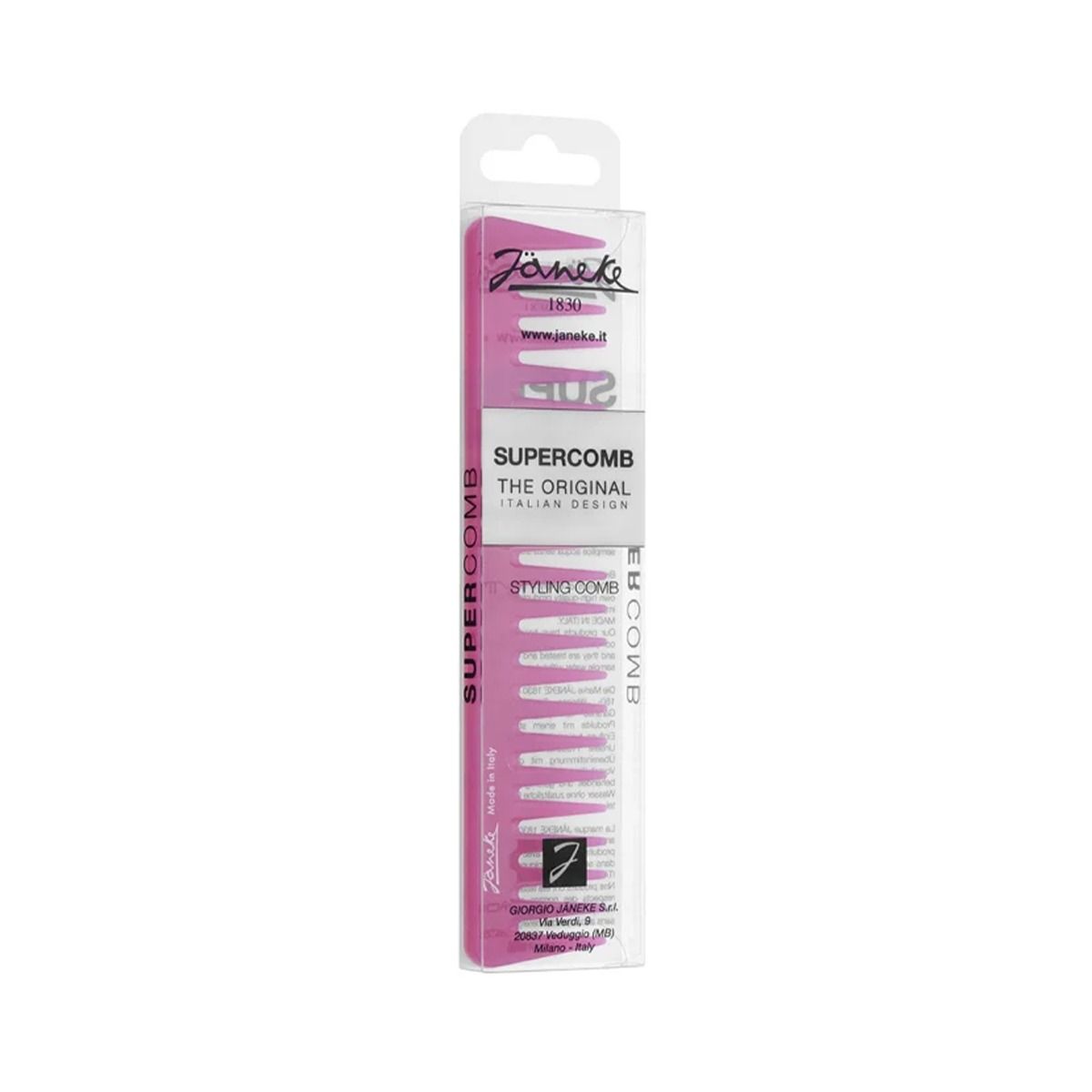 სავარცხელი Supercomb Fuchsia F2 5237 იანეკი - Janeke