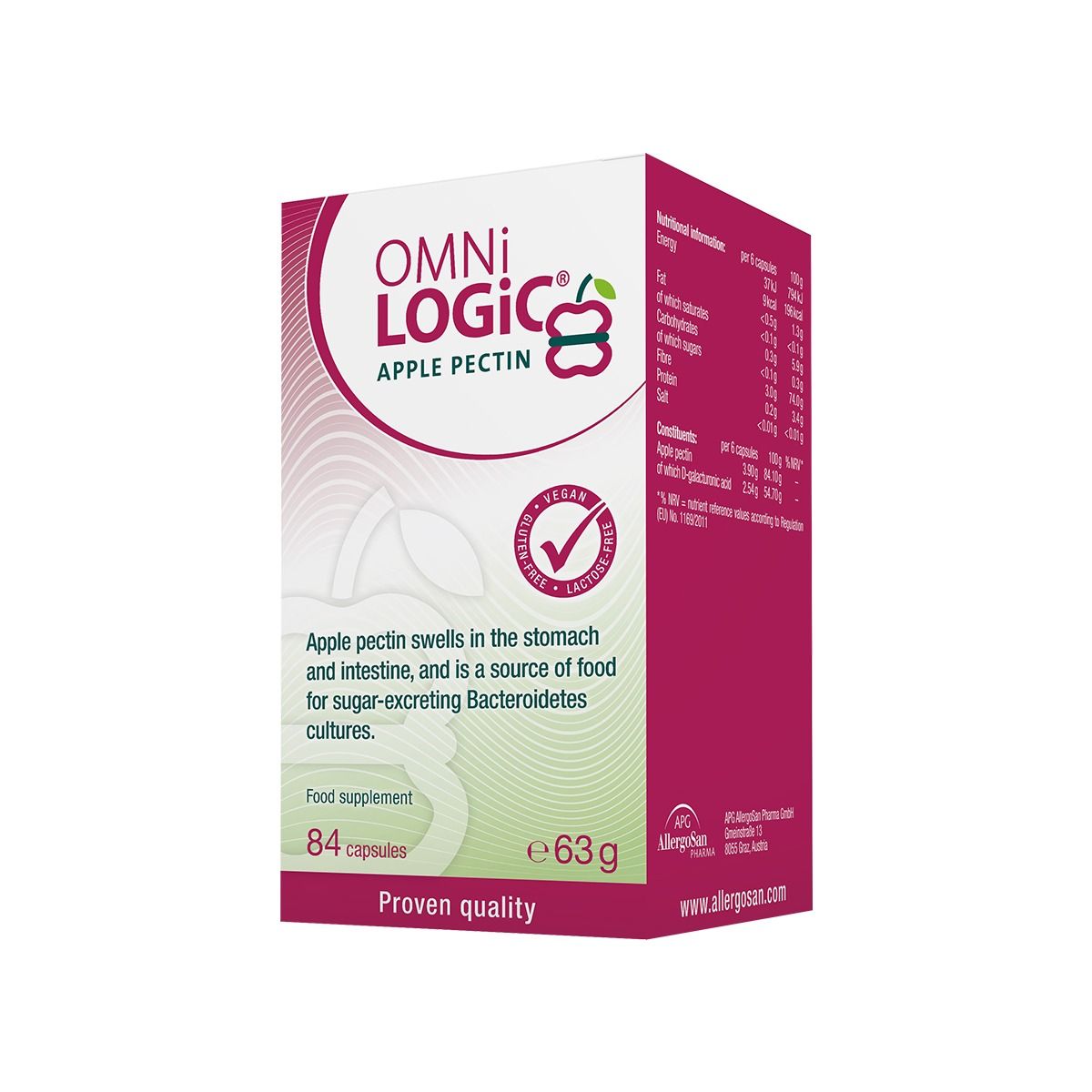 ომნი-ლოჯიკი - Omni-logic ეფლ პექტინი 84 კაფსულა