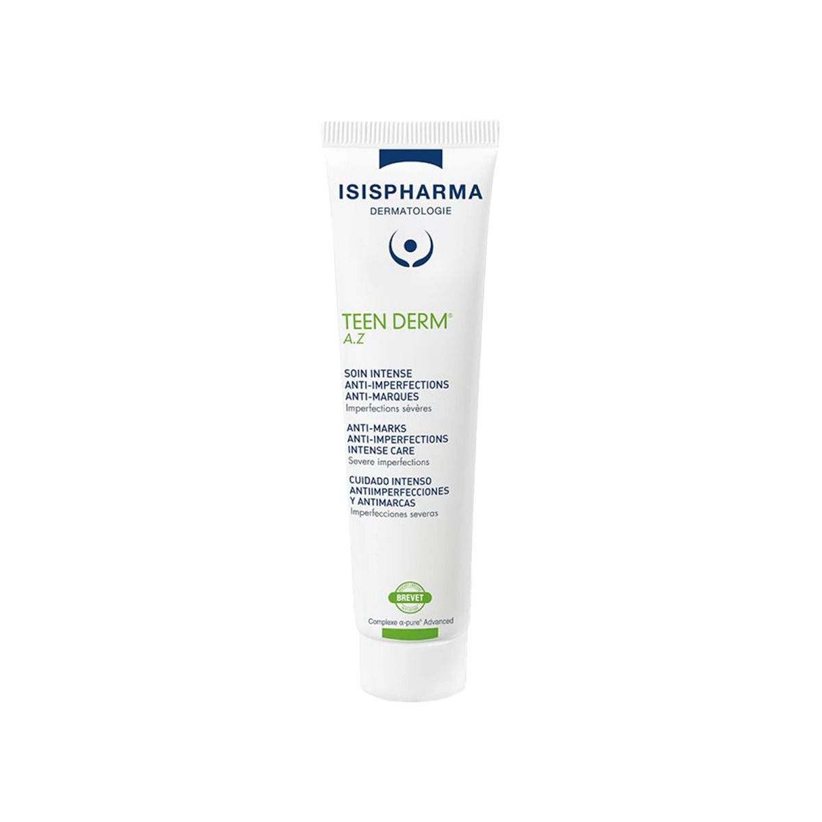 აკნეს სამკურნალო კრემი Teen Derm AZ 15% 30 მლ 0942 ისის ფარმა - ISIS PHARMA