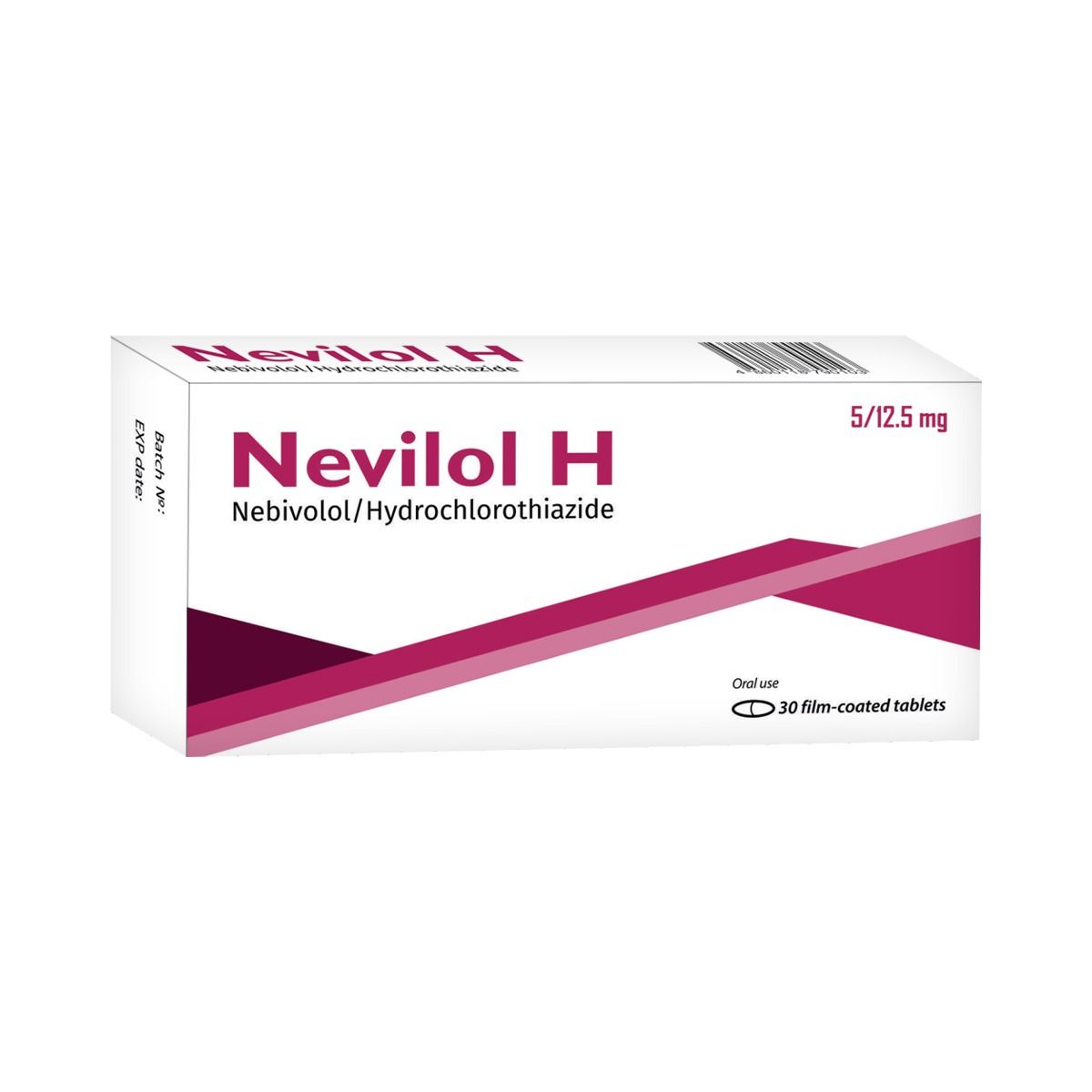 ნევილოლი H - Nevilol H 5მგ/12.5მგ 30 ტაბლეტი