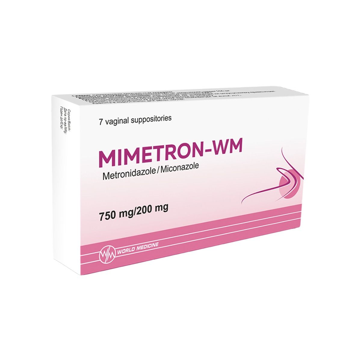მიმეტრონ-WM - Mimetron-WM ვაგინალური სუპოზიტორია და სათითურით 7 ცალი