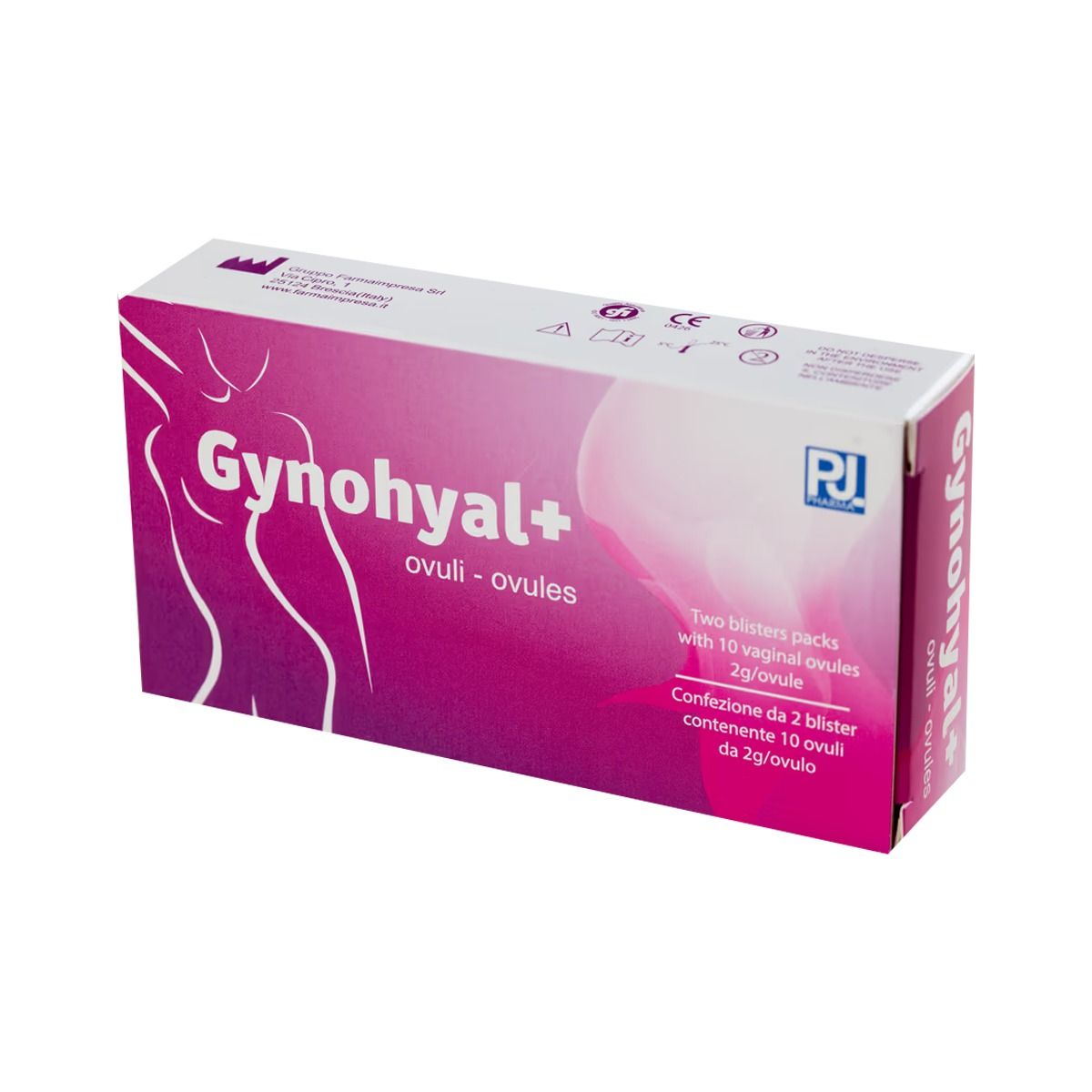 გინოჰიალი+ - Gynohyal+ 10 ვაგინალური ოვულა