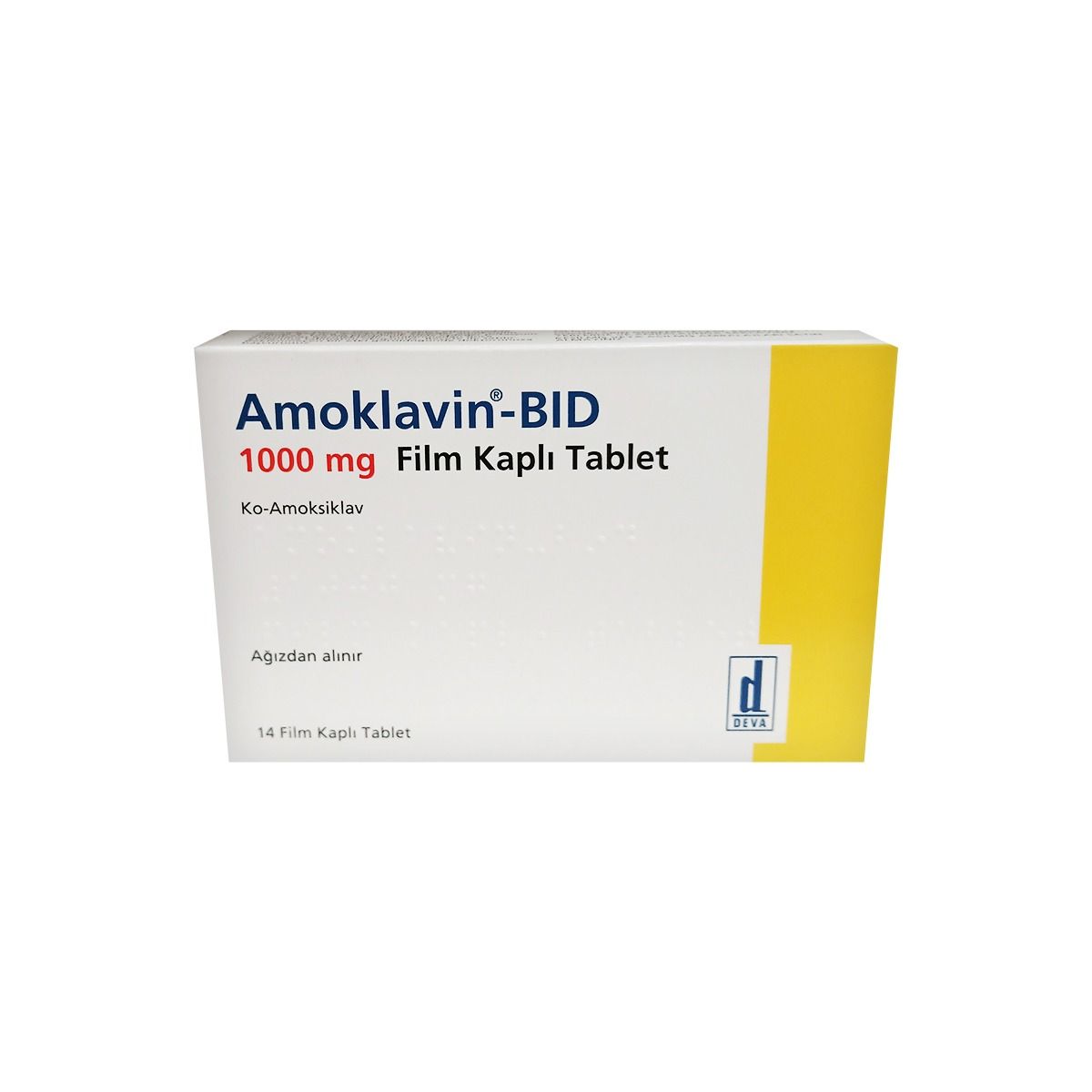 ამოკლავინი-BID - Amoklavin-BID 1000მგ 14 ტაბლეტი