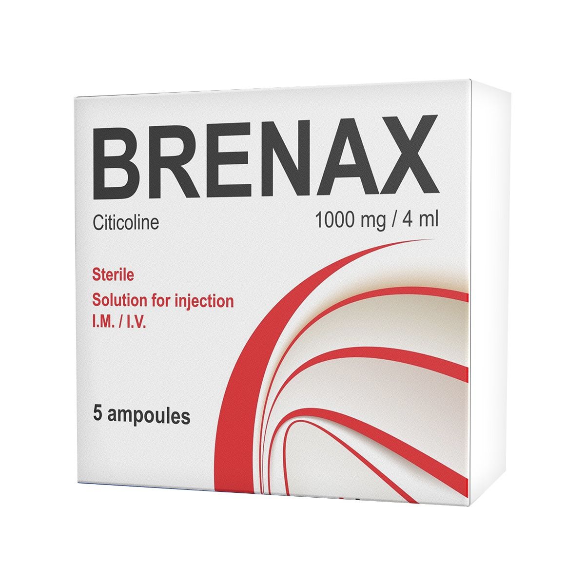ბრენაქსი - Brenax 1000მგ/4მლ 5 ამპულა