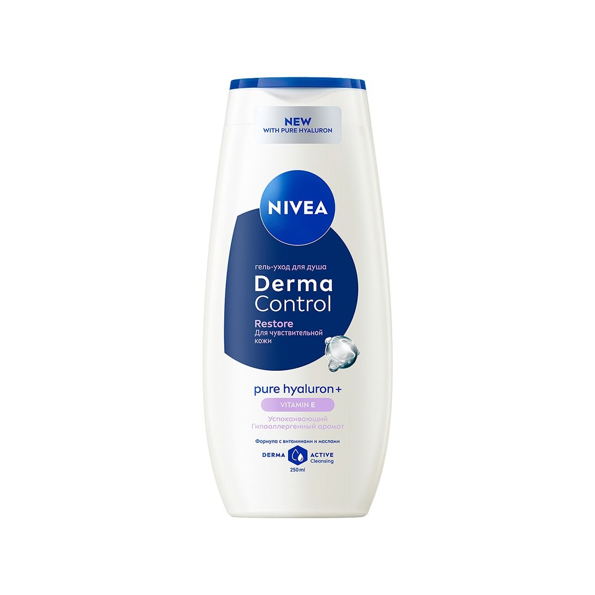 შხაპის გელი ქალის Derma Control 250 მლ 7930 ნივეა - Nivea
