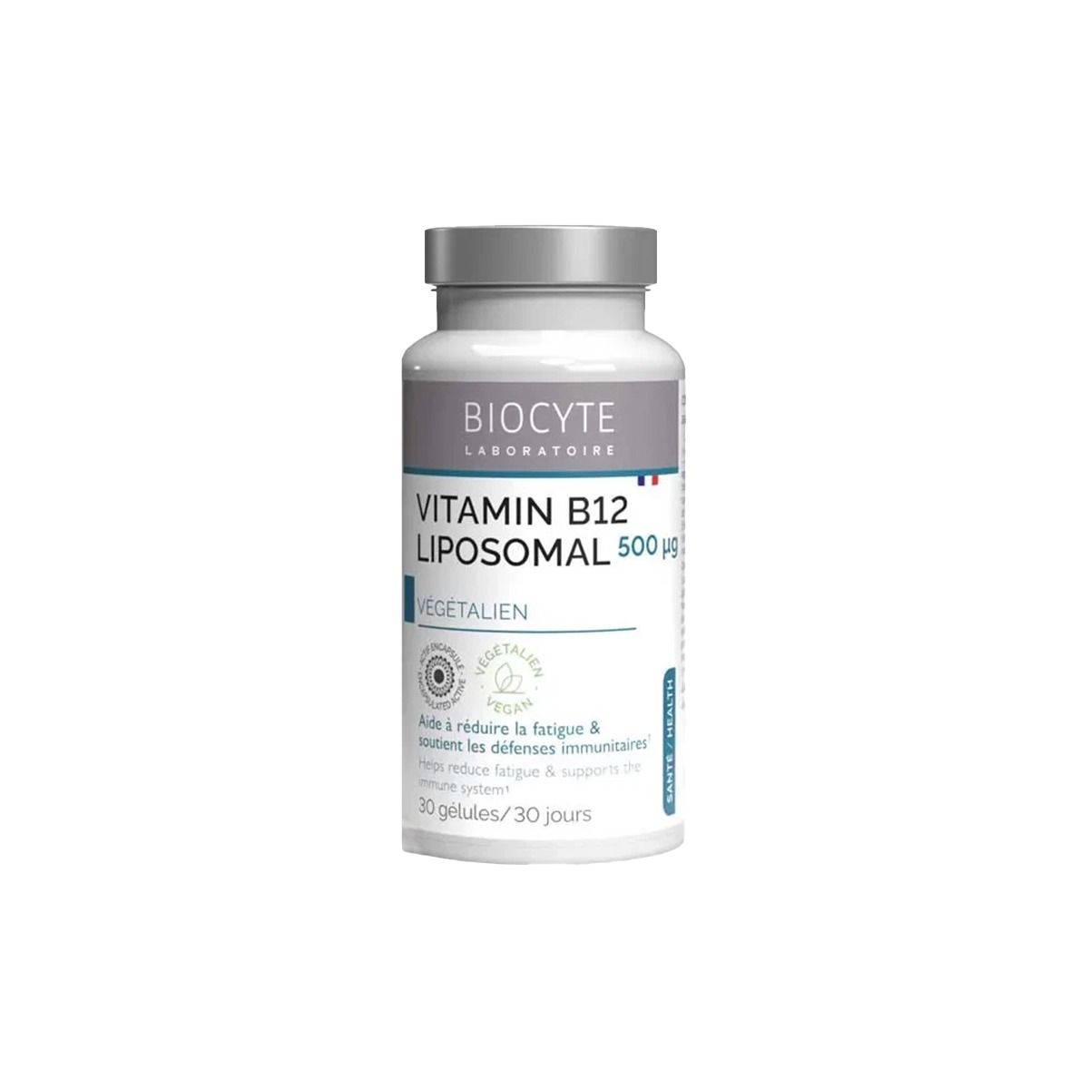 ბიოციტი ლიპოსომური B12 - Biocyte liposomal B12 500მკგ 30 კაფსულა