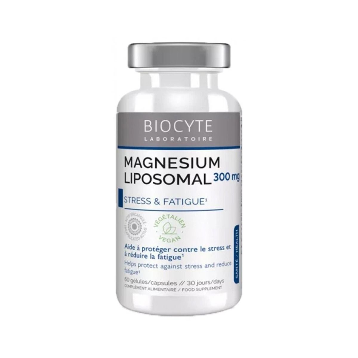 ბიოციტი ლიპოსომური მაგნიუმი - Biocyte liposomal Magnesium 300მგ 60 კაფსულა