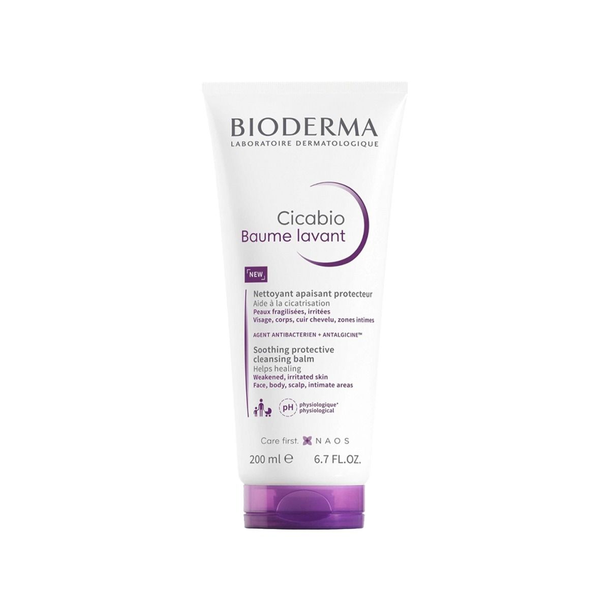 გამწმენდი ბალზამი Cica 200 მლ ბიოდერმა - Bioderma