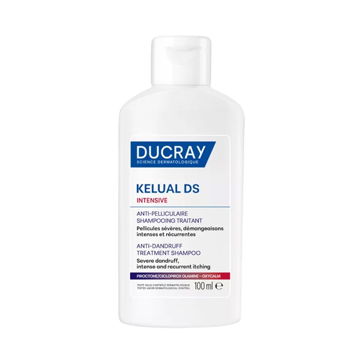 ქერტლის საწინააღმდეგო შამპუნი Kelual DS 100 მლ 0786 დუკრე - Ducray