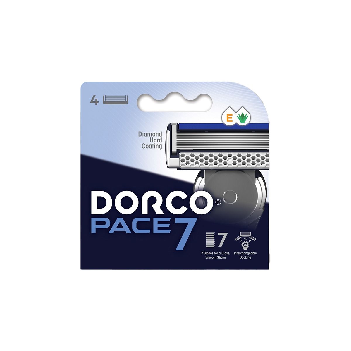საპარსის თავი კაცის 7 პირიანი 4 ცალი 5581 დორკო - Dorco