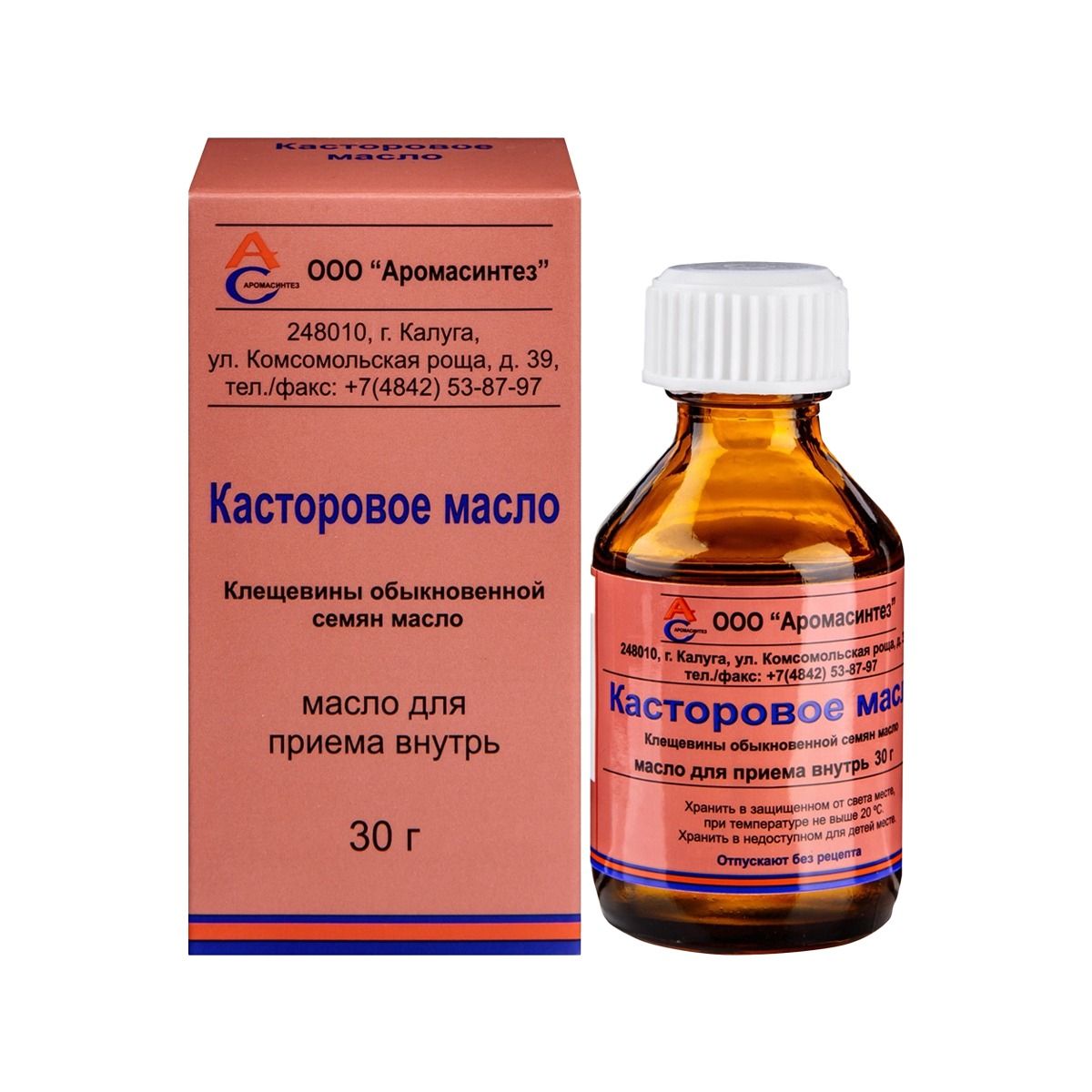 აბუსალათინის ზეთი - Castor Oil 30გ