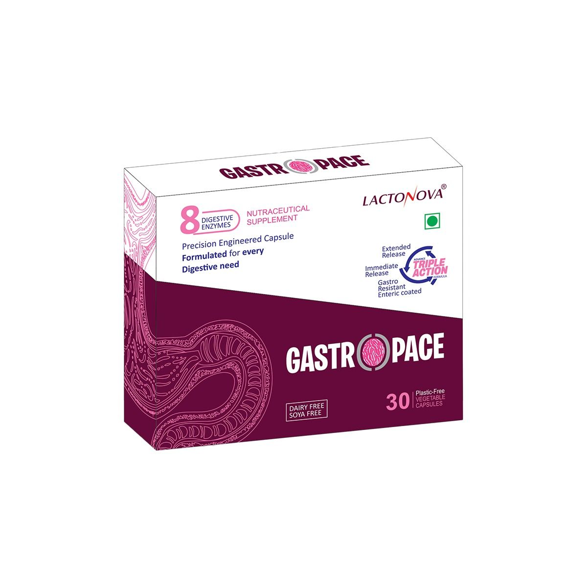 გასტროპეისი - Gastropace 30 კაფსულა