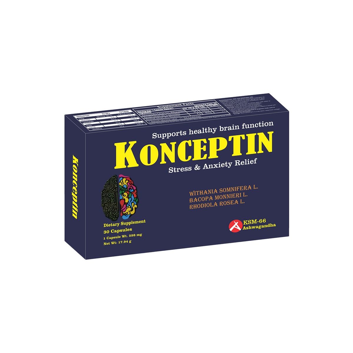 კონცეპტინი - Konceptin 30 კაფსულა