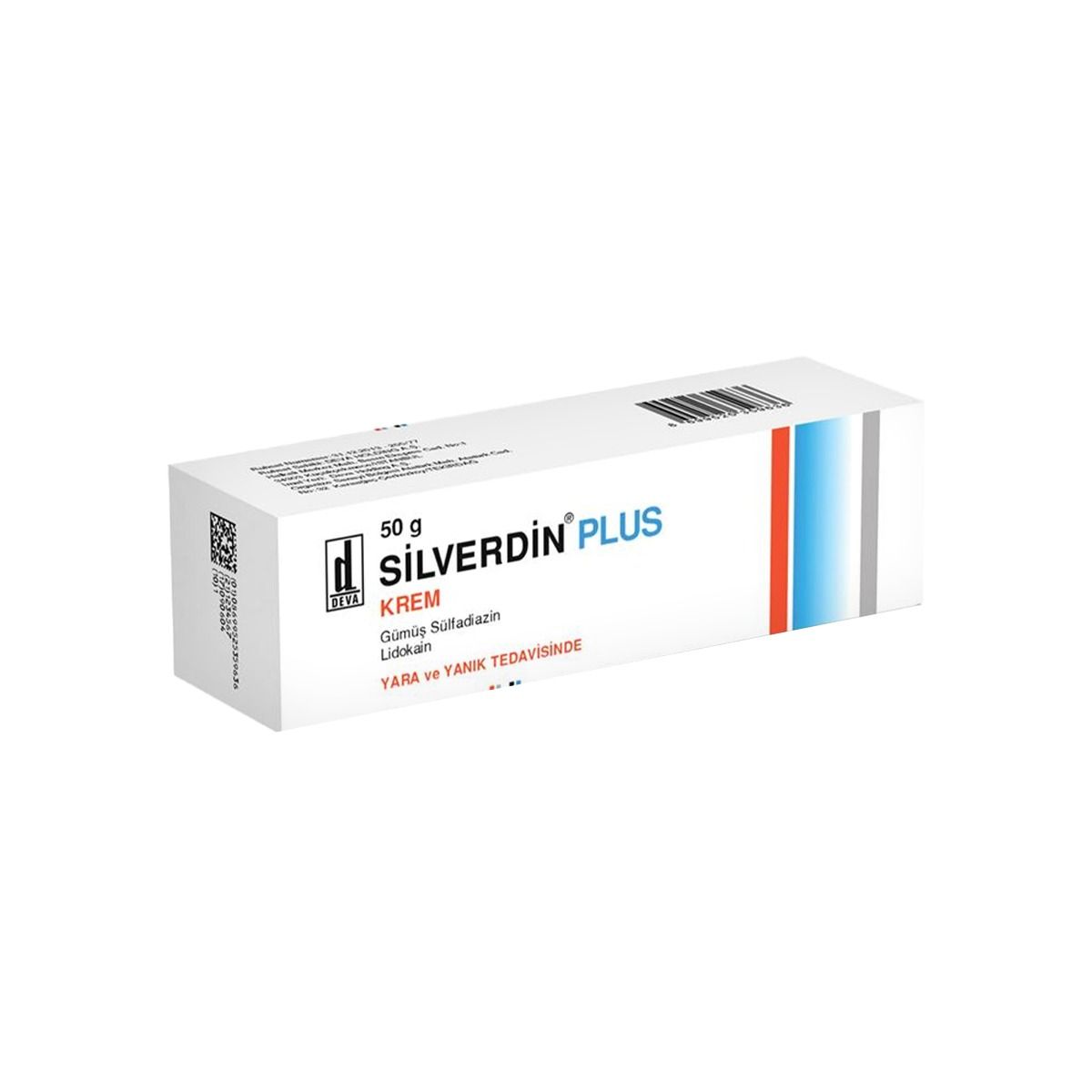 სილვერდინ პლუსი - Silverdin Plus 1%+5% კრემი 50გ