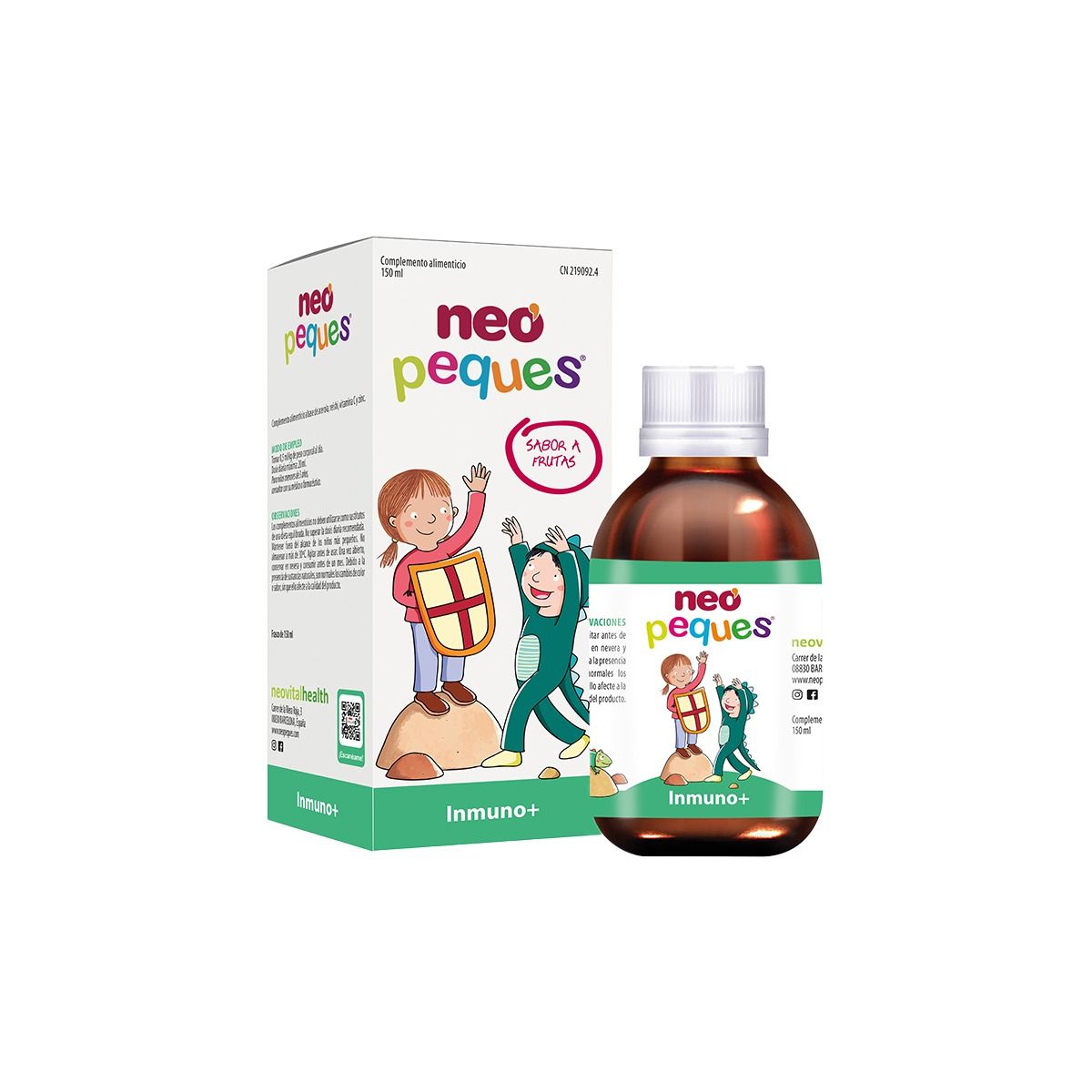 ნეო პეკეს იმუნო პლიუსი - Neo Peques Imunno Plus სიროფი 150მლ
