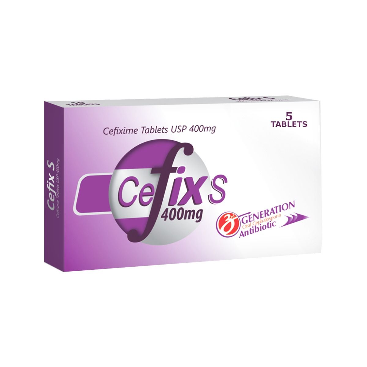 ცეფიქსი-S - Cefix-S 400მგ 5 ტაბლეტი