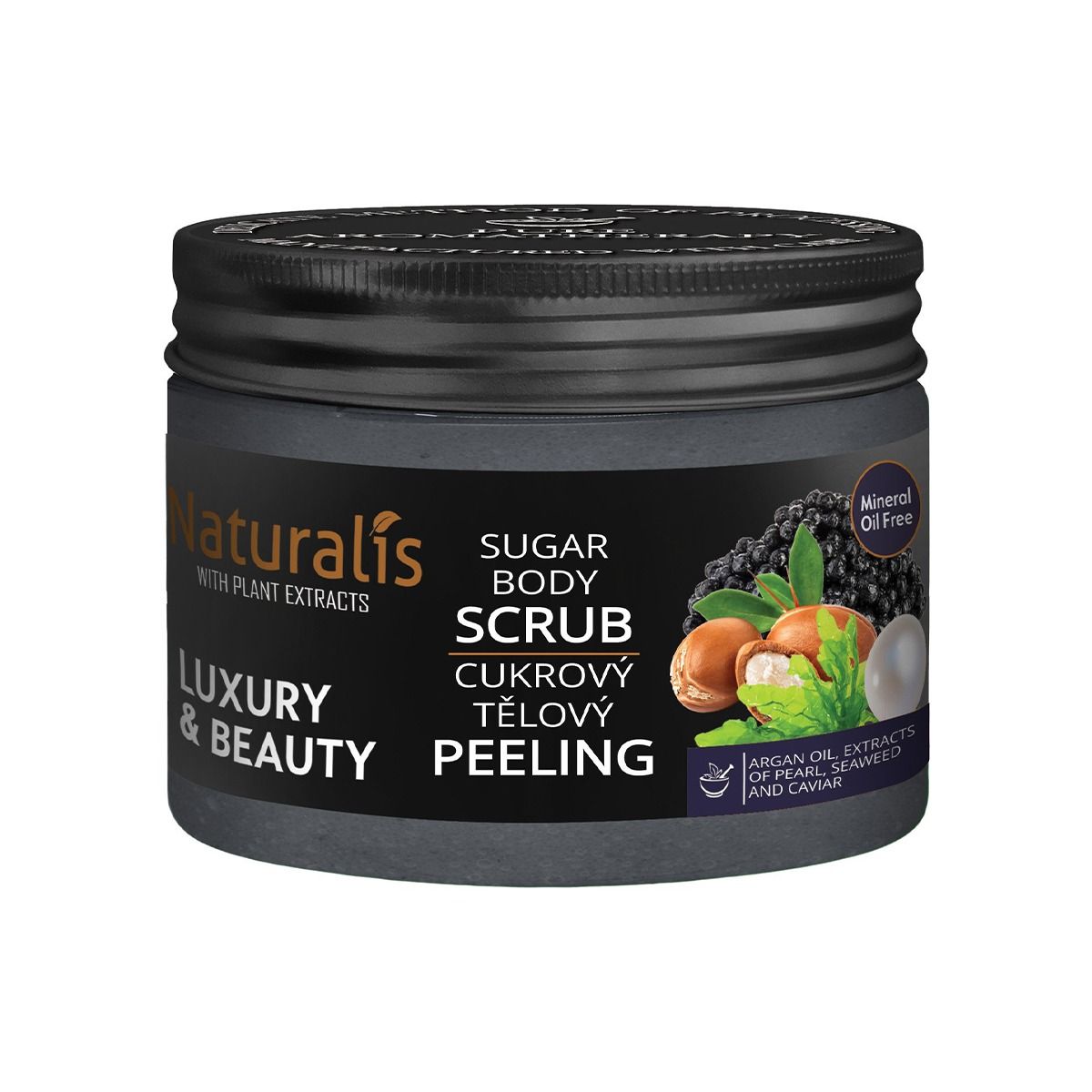 სხეულის სკრაბი Luxury And Beauty 250 გ 3154 ნატურალისი - Naturalis