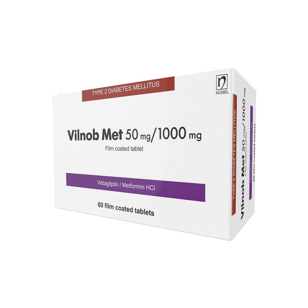 ვილნობ მეტი - Vilnob Met 50/1000მგ 60 ტაბლეტი