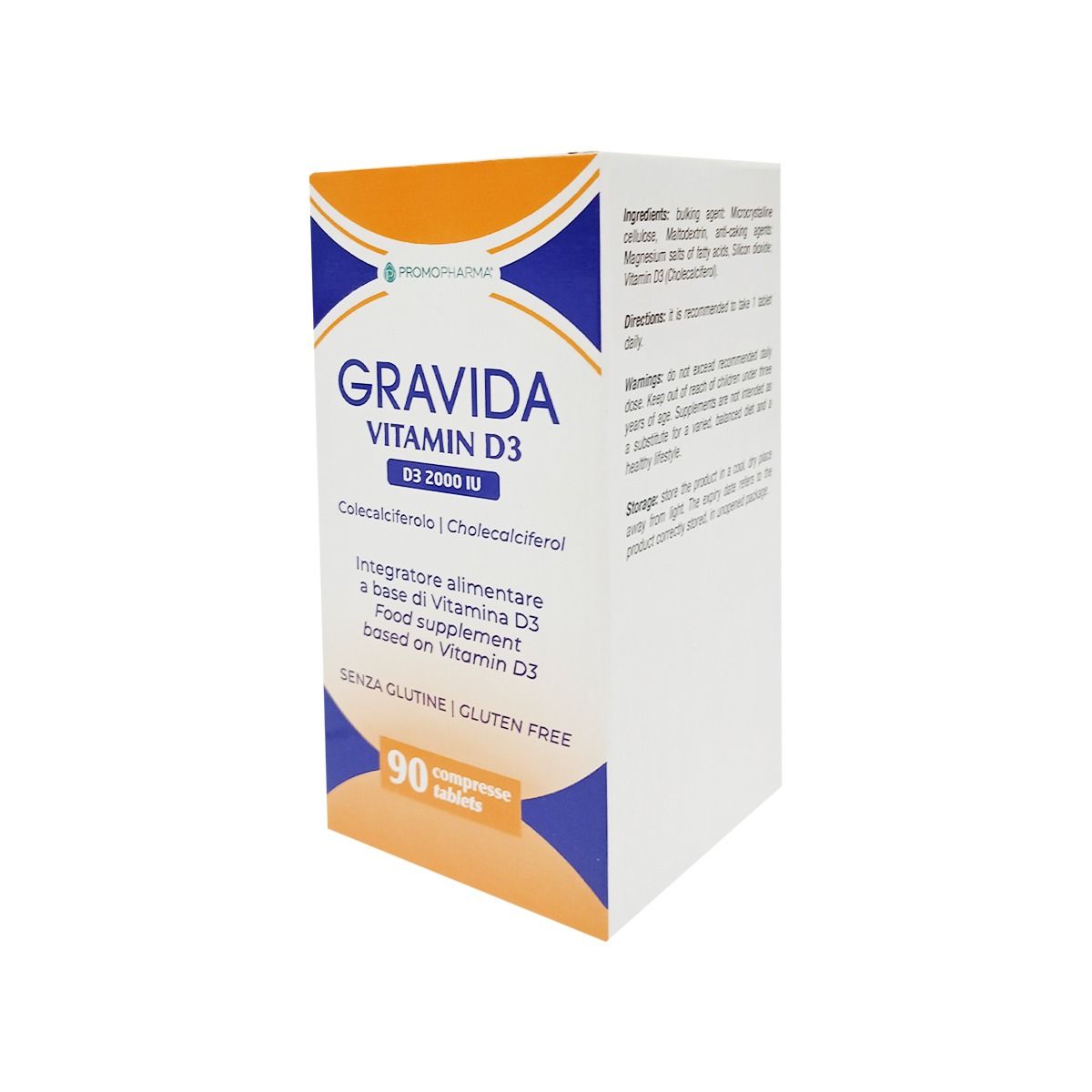 გრავიდა - Gravida D3 2000სე 90 ტაბლეტი