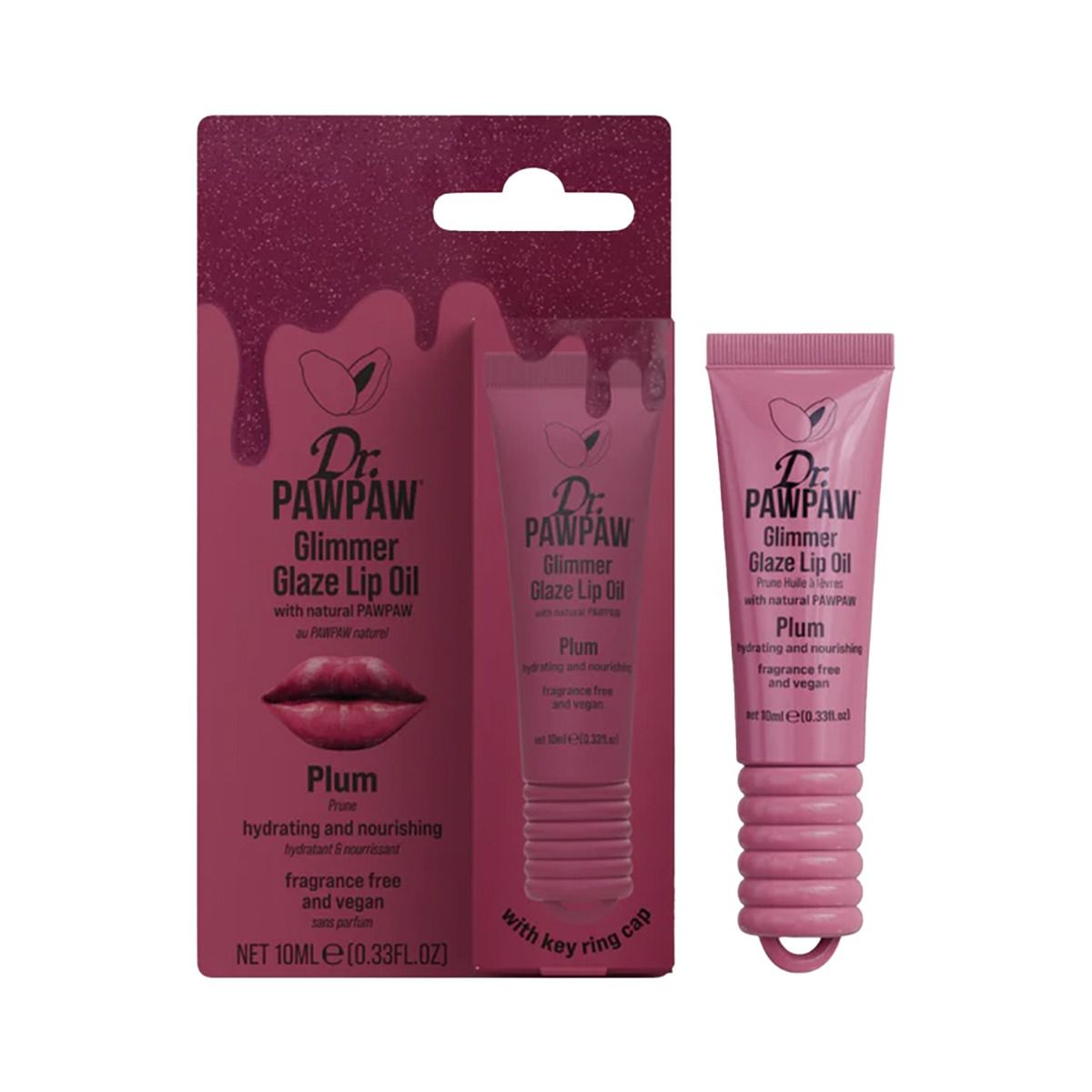ტუჩის ზეთი Glimmer PLUM 7431 დოქტორ პაუ პაუ - Dr. Pawpaw