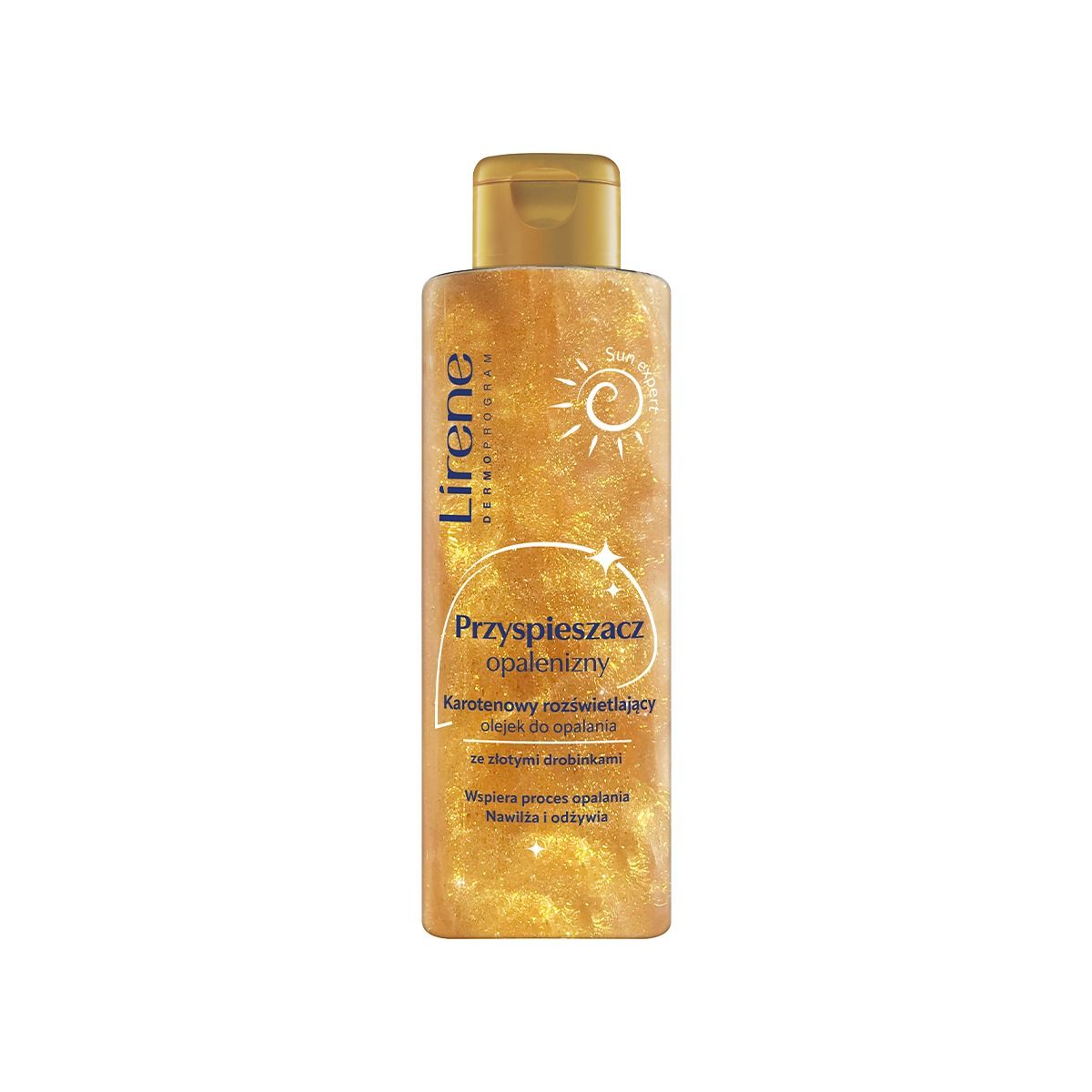 გასარუჯი მბზინავი ზეთი Carotene 150მლ 3213 ლირენე - Lirene