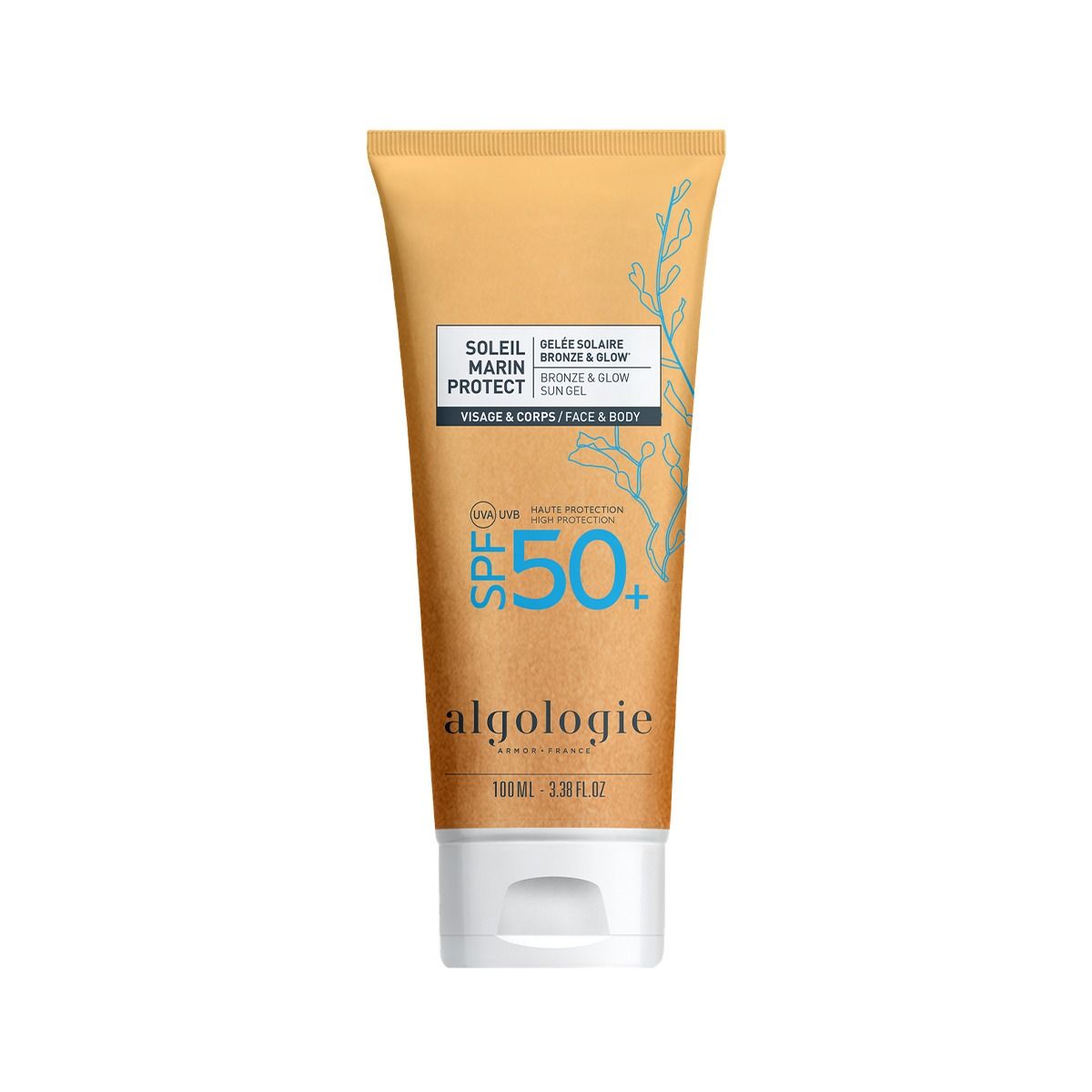 სახისა და ტანის გელი Soleil Protect SPF50 100 მლ 1906 ალგოლოჟი - Algologie