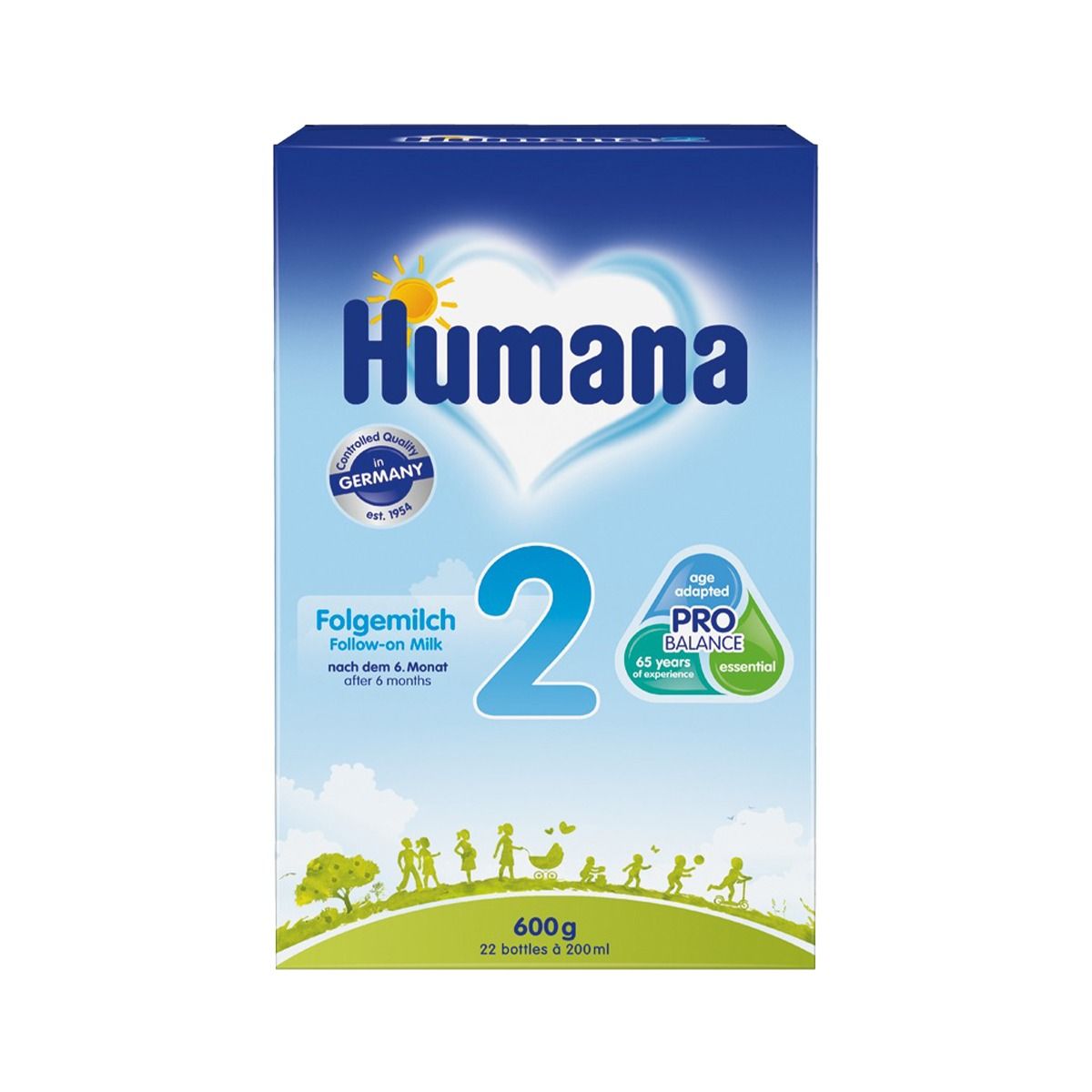 რძის ნაზავი 2 NEW FS 600 გ 1726 ჰუმანა - Humana