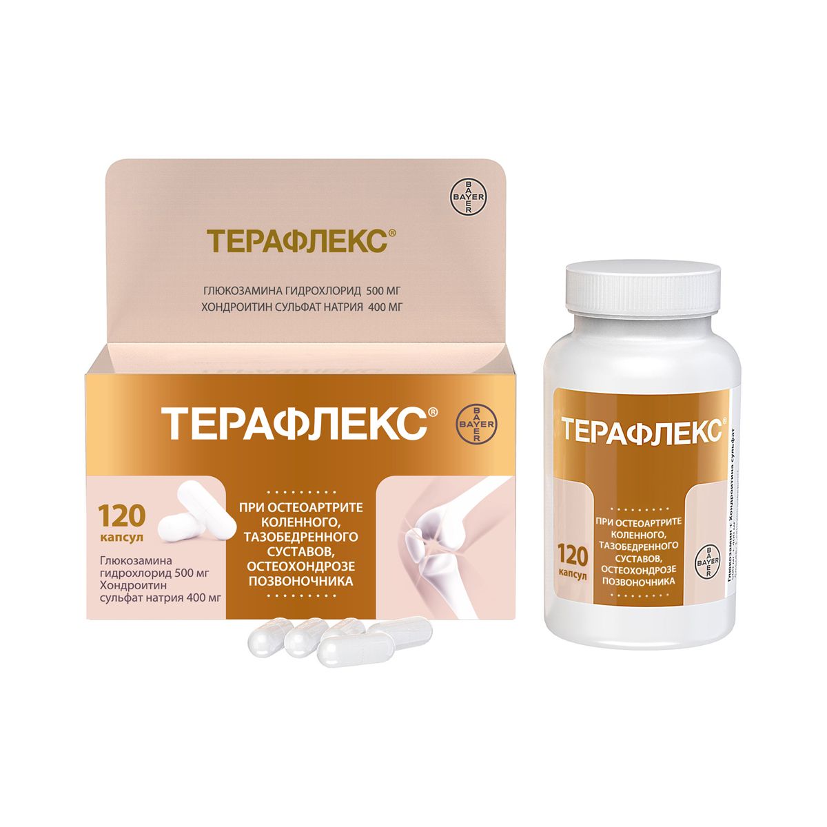 ტერაფლექსი - Teraflex 120 კაფსულა