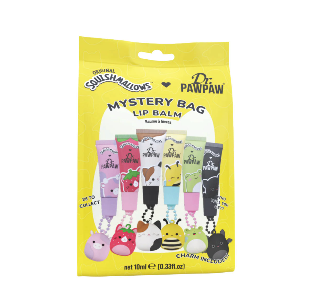 ტუჩის ბალმი Squishmallows Mystery Bag 8162 დოქტორ პაუ პაუ - Dr. Pawpaw