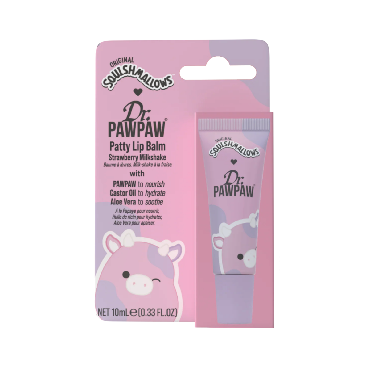 ტუჩის ბალმი Squishmallow Patty 8018 დოქტორ პაუ პაუ - Dr. Pawpaw