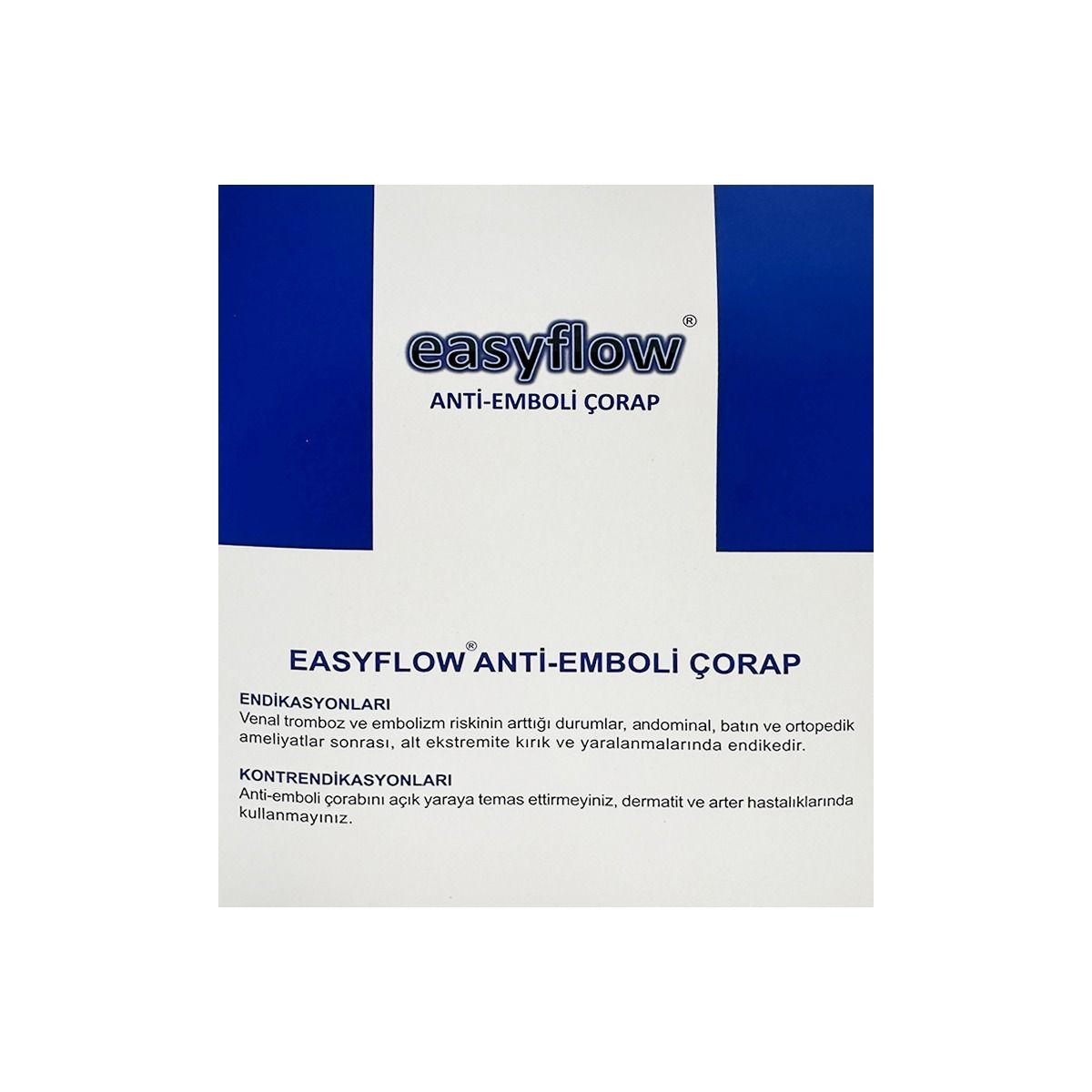 წინდა ანტი-ემბოლიური - Anti-embolic Socks M 2 ცალი
