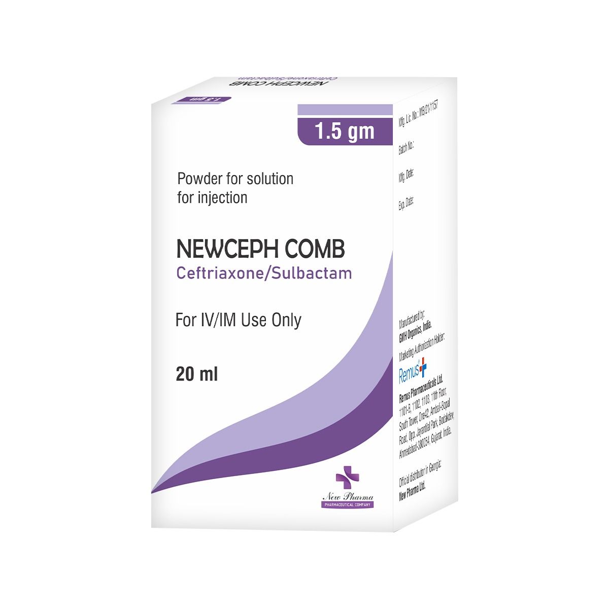 ნიუცეფი კომბი - Newceph Comb 1.5გ 1 ფლაკონი